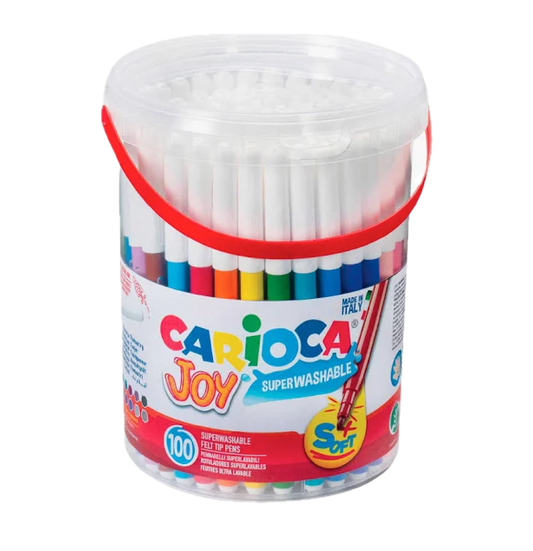 Barattolo 100 Pennarelli Joy – Maxi Set Colori per Scuola e Creatività