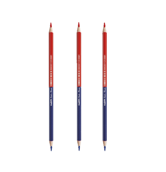 12 Matite Fine Rosso e Blu – Doppia Punta per Scuola e Correzioni