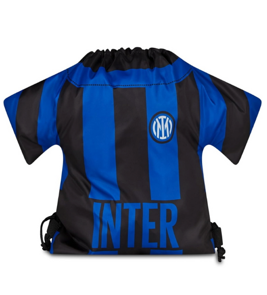 Sacca T-Shirt Easy Bag Inter - Zaino a Sacca Sagomato Nerazzurro