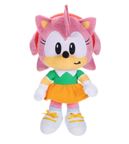 Sonic the Hedgehog Peluche Amy Rose 23 cm | Morbido e Collezionabile
