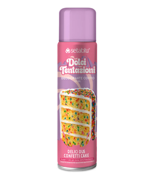 Deo Spray Delicious Confetti Cake - Deodorante Profumato Torta ai Confetti
