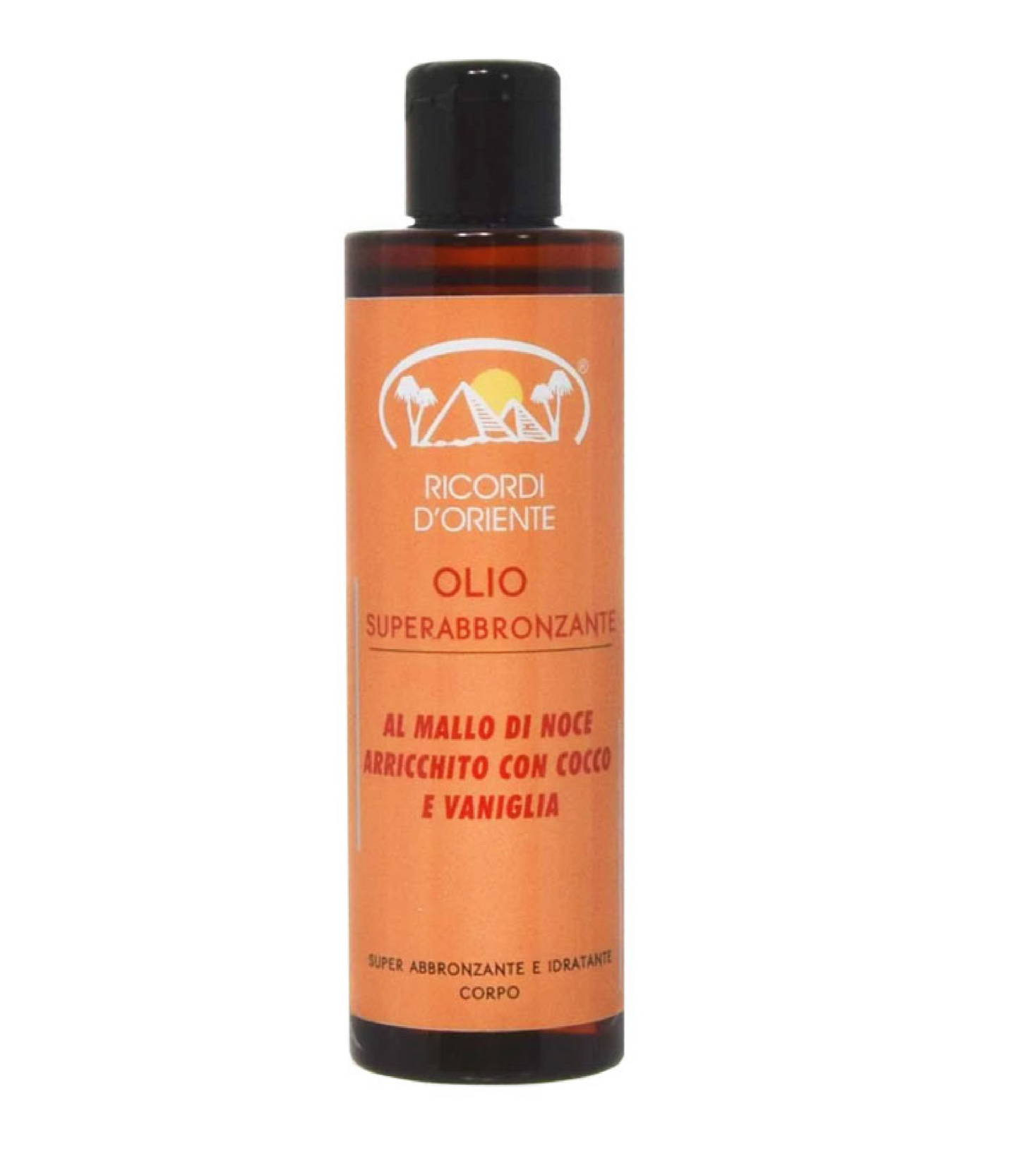 Olio Superabbronzante Mallo di Noce, Cocco e Vaniglia