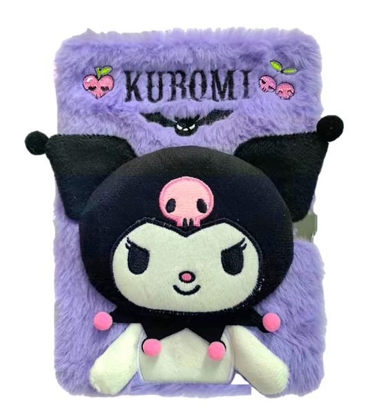 Diario Segreto Kuromi Peluche con Lucchetto
