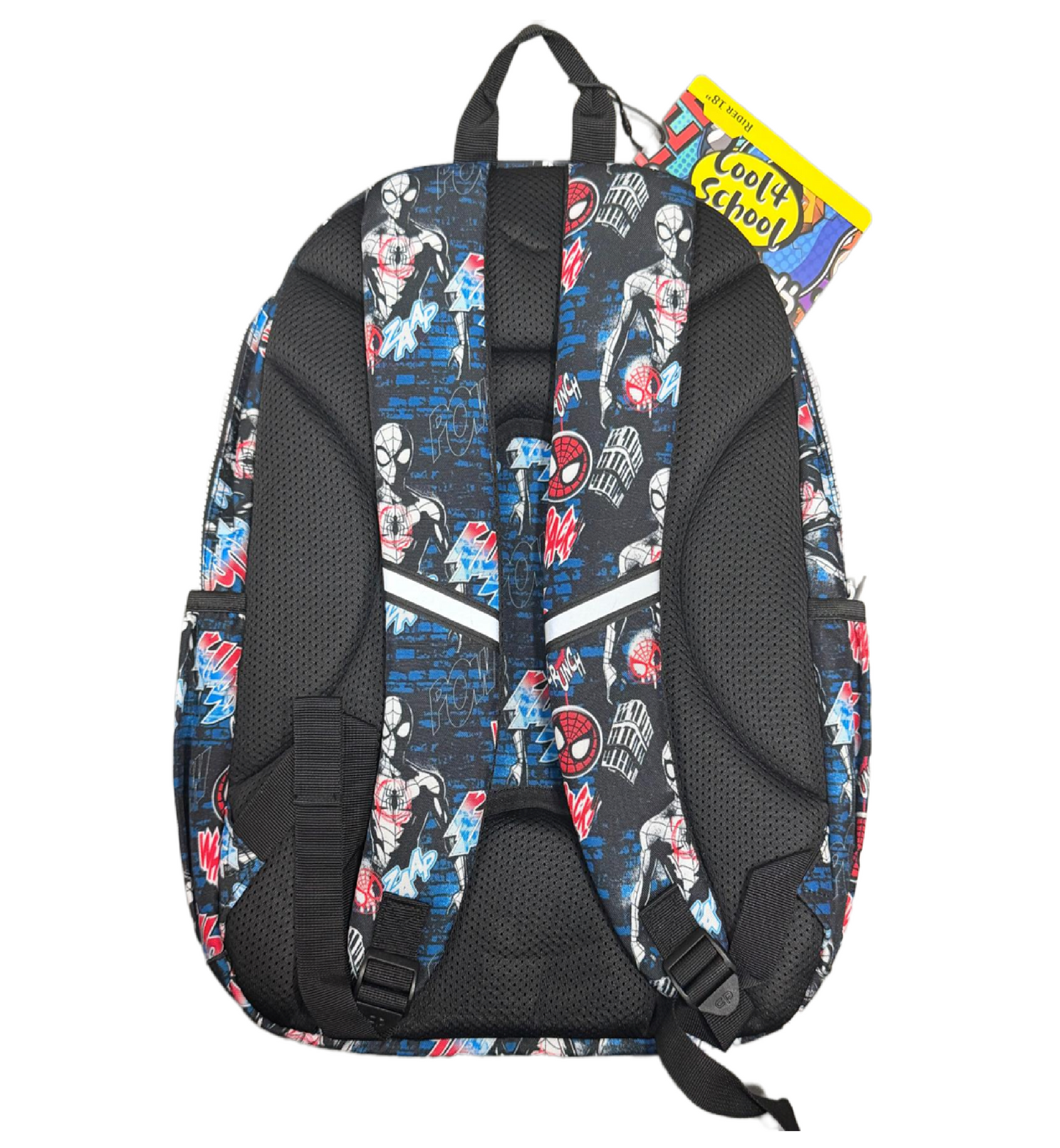 Zaino Spiderman Rider 45x32x22 cm - Zaino Scuola 2 Scomparti