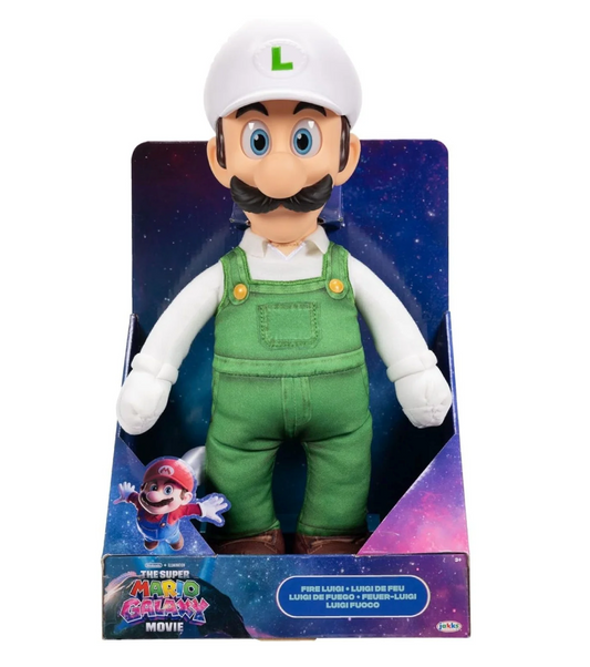 Super Mario Galaxy Luigi Peluche Jumbo 35 cm | Dettagli Ricamati Deluxe