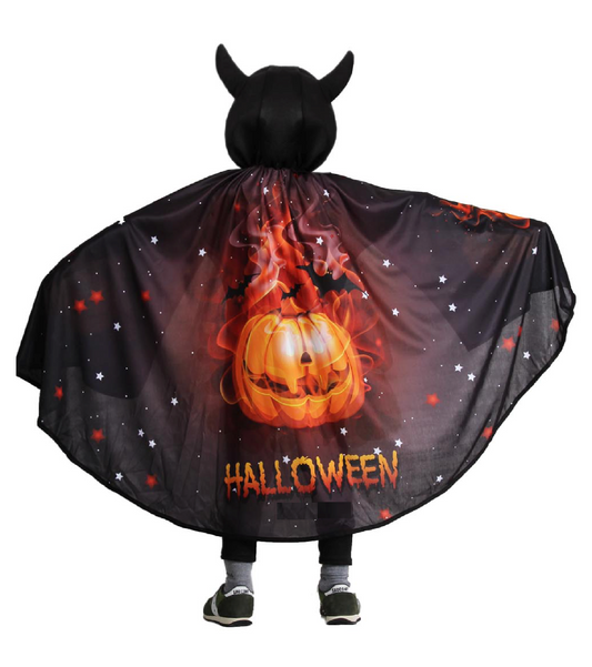 Mantello Stampa Halloween Tg 7/12anni