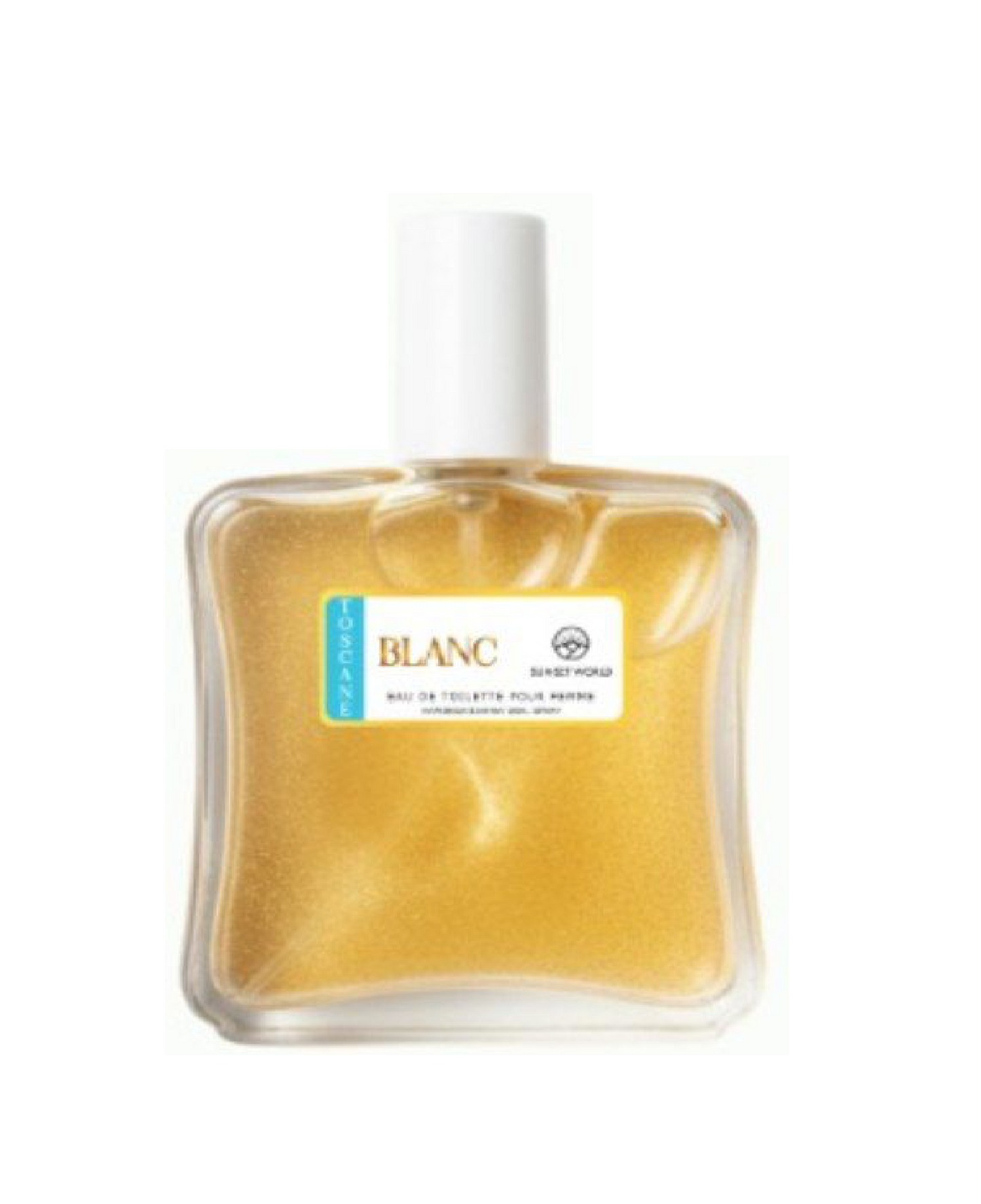 Toscane Blanc con Glitter Oro
