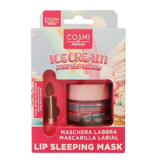 Maschera Labbra Ice Cream Marshmallow con Applicatore – Lip Mask Idratante Notte