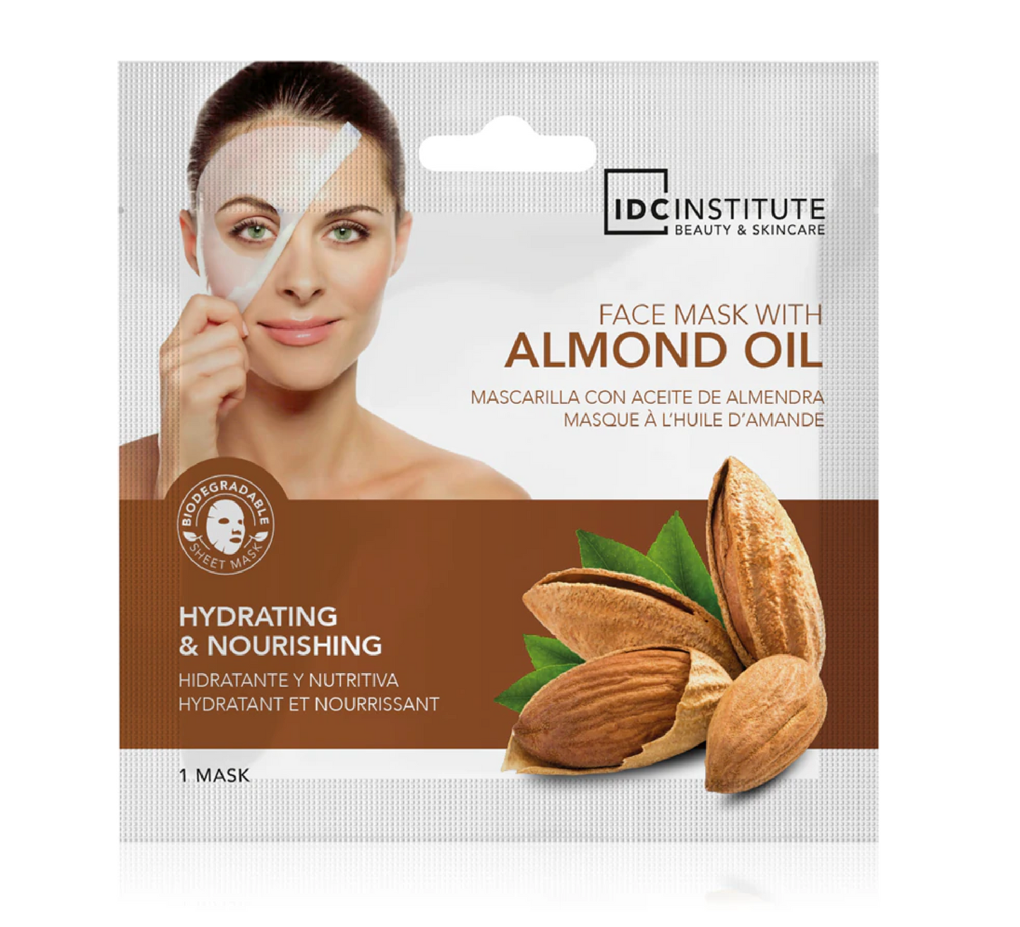 Maschera Viso all'Olio di Mandorle  - Emolliente e Idratante