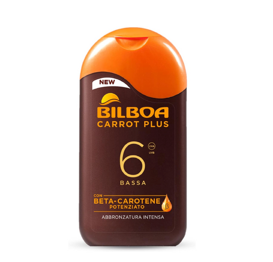 Bilboa Carrot Plus Spf6 Bassa con BETA-Carotene Abbronzatura intensa