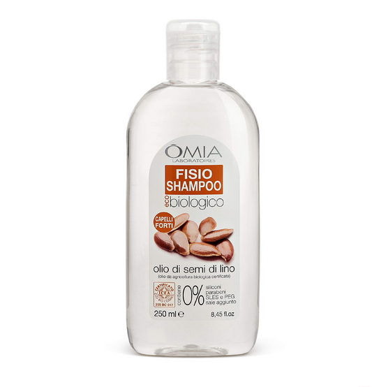 Fisio Shampoo Olio di Semi di Lino – Delicato e Nutriente per Capelli Normali e Secchi