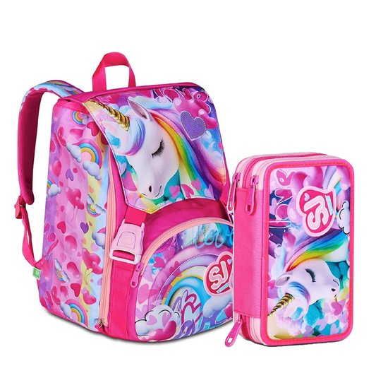 Zaino Sj Fly Unicorn Girl Sdoppiabile