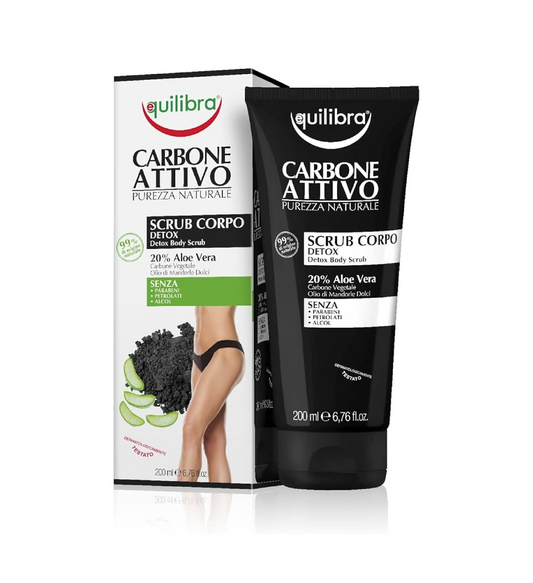 Scrub Corpo Detox al Carbone Attivo
