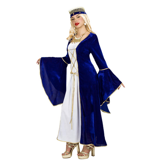 Costume Ginevra Donna S-XL – Abito Medievale Elegante per Carnevale e Feste