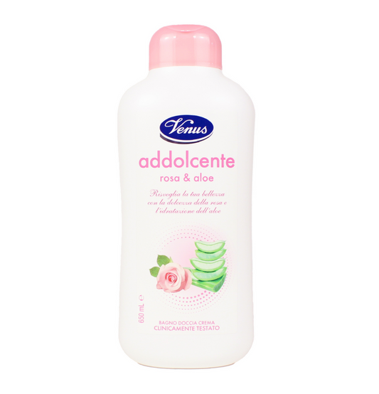 Shower Gel Addolcente Rosa e Aloe – Pelle Morbida e Lenita