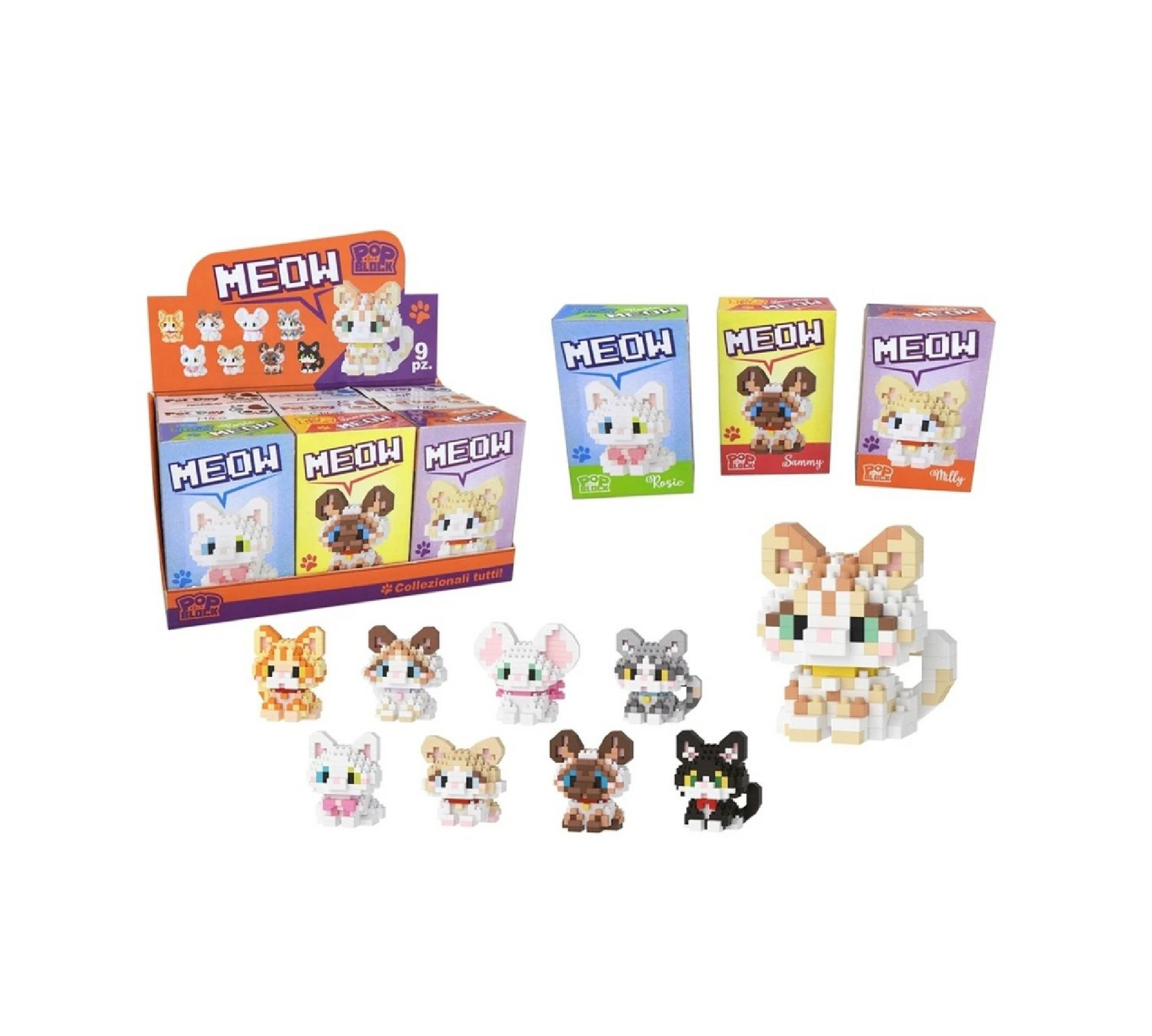 Sanrio Set di blocchi di costruzione da 1120 pezzi Sanliou, decorazione Sanrio Set di blocchi di costruzione da 1120 pezzi Sanliou, decorazione