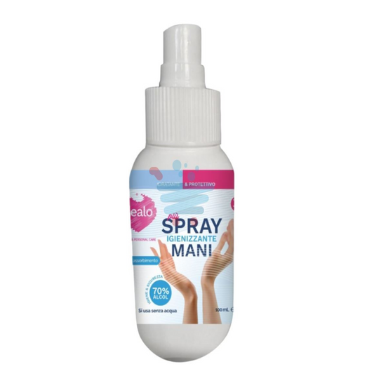 Spray Igienizzante Mani 100ml – Pulizia Rapida e Sicura Senza Risciacquo