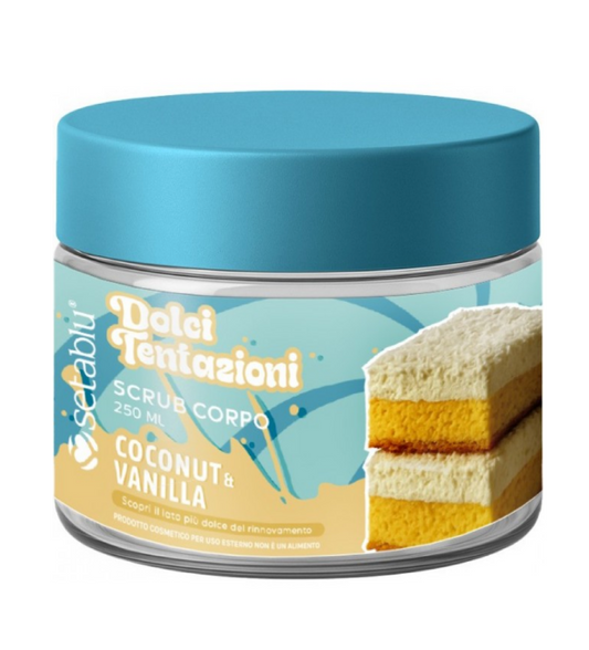 Scrub Corpo Coconut e Vanilla - Esfoliante Corpo Cocco e Vaniglia