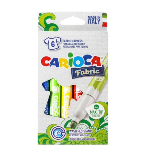 6 Marcatori Tessuto Fabric – Doppia Punta per Vestiti e Tessuti