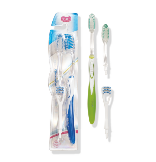 Spazzolino Family 3 Ricambi – Igiene Orale Completa per Tutta la Famiglia