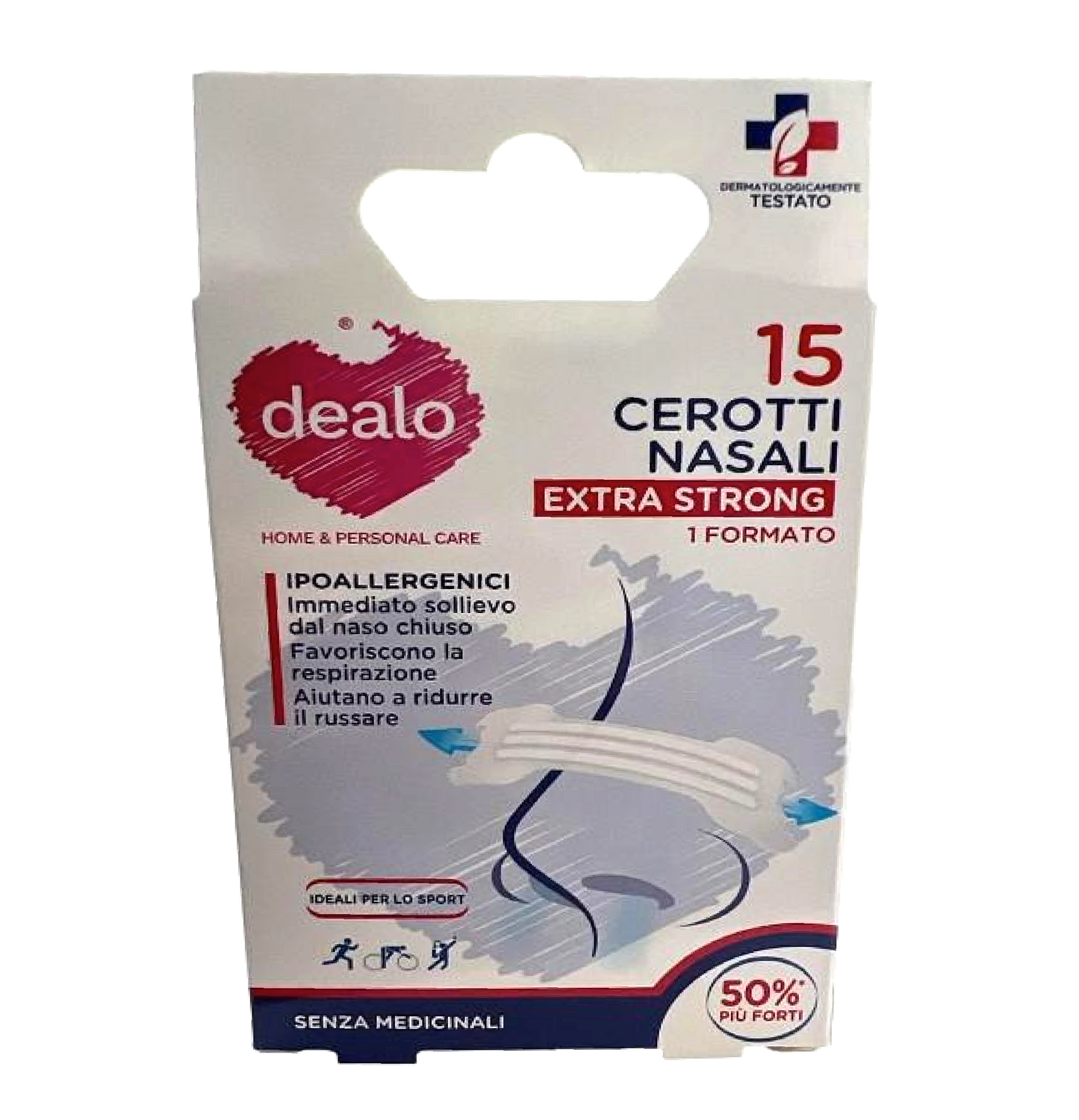 Cerotti Nasali Extra Strong 15 pz – Massimo Sollievo Respiratorio
