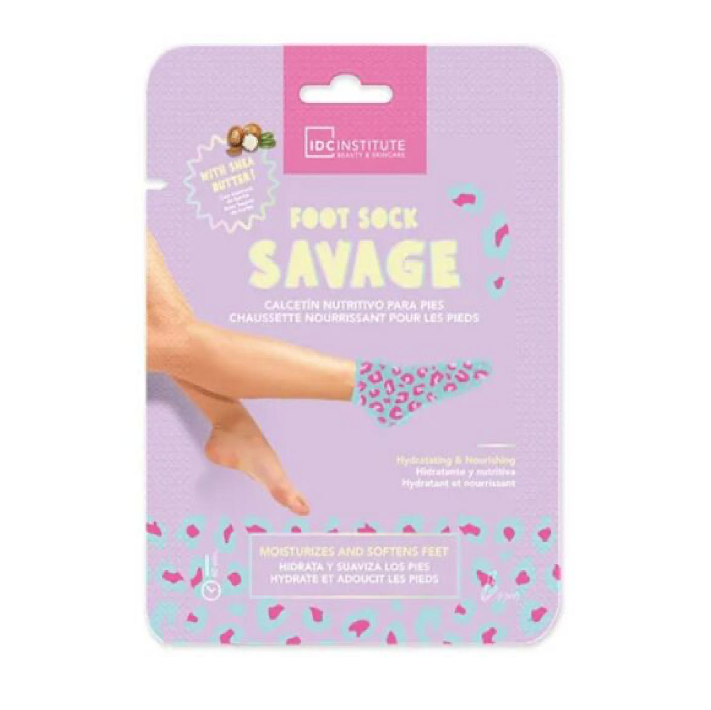 Foot Sock Savage Maschera Idratante Piedi
