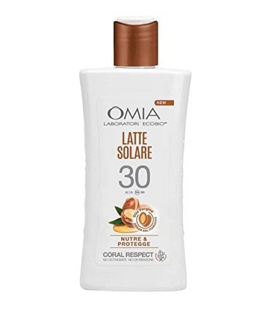 Latte Solare SPF 30 Olio di Argan 200ml | Protezione Alta, Nutriente ed Eco-Bio