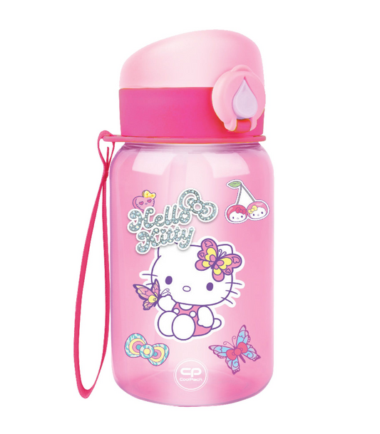 Borraccia Hello Kitty 500ml BPA Free - Tracolla e Gancio Nome