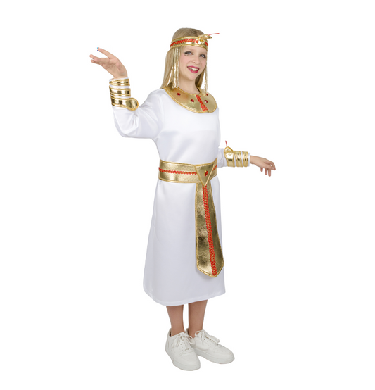 Costume Aida Bambina da 3/4 Anni a 13/14anni – Principessa Antico Egitto