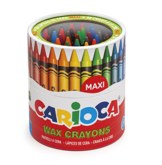 100 Pastelli a Cera in Barattolo – Maxi Set Colori per Bambini e Scuola