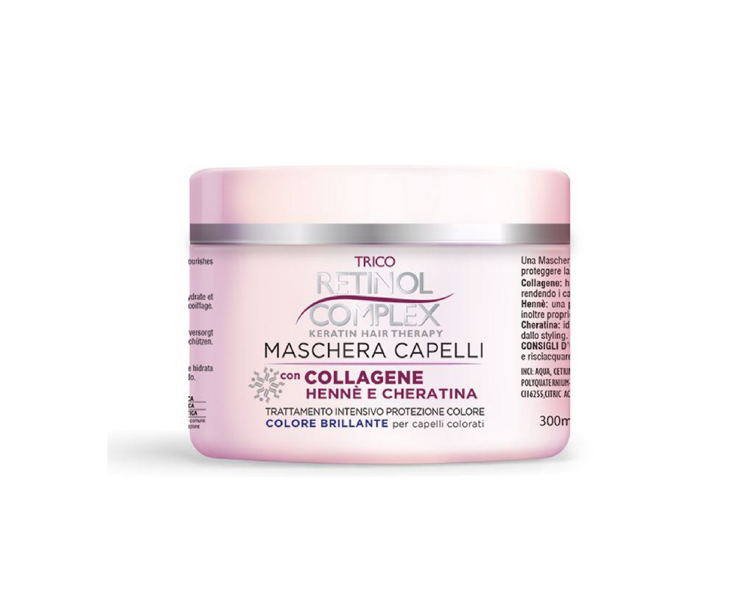 Maschera Capelli con Collagene Henné e Cheratina
