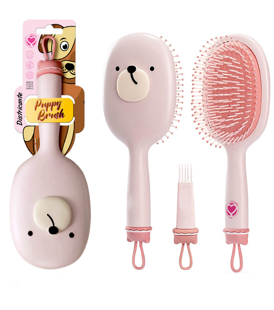 Spazzola Districante Puppy Brush | Scioglinodi Delicata per Bambini e Capelli Sensibili