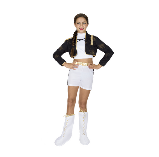 Costume Cacciatrice di Demoni  K-Pop Star Tg 4/5 a 12/13 anni