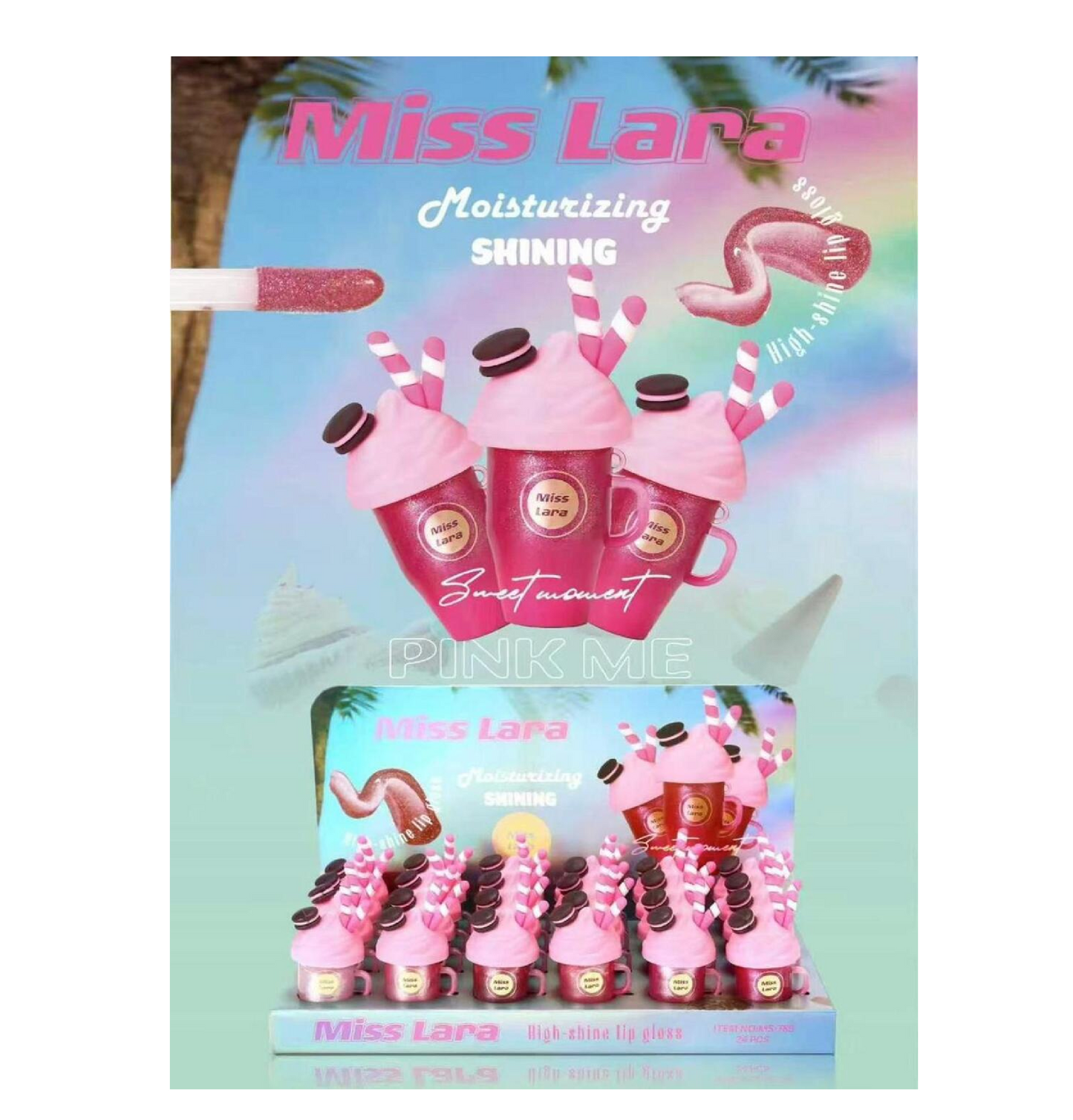Lip Gloss Shine Yum Yum – Lucidalabbra a Forma di Gelato Effetto Brillante