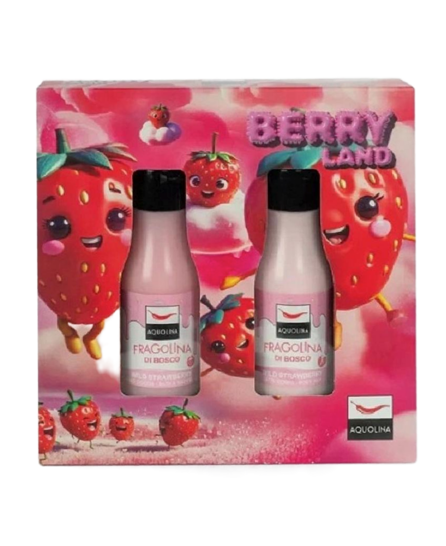 Berry Land Fragolina di Bosco – Confezione Regalo Bagnodoccia + Crema Corpo