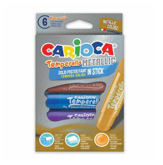 6 Temperelli Metallic – Tempera Rapida e Solida anche su Tessuti