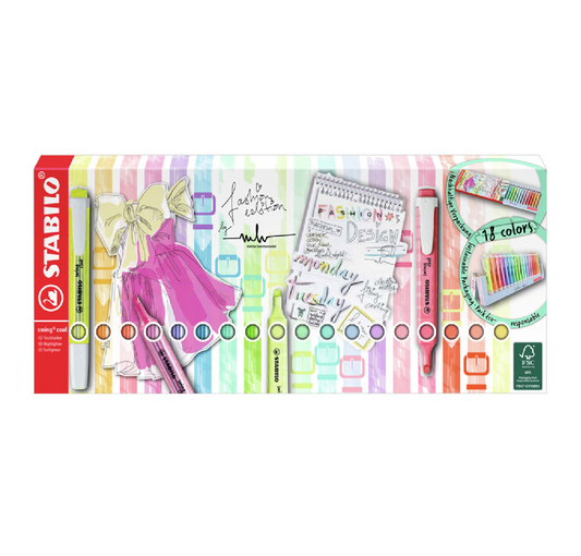 Set Evidenziatori Swing Cool 18pz