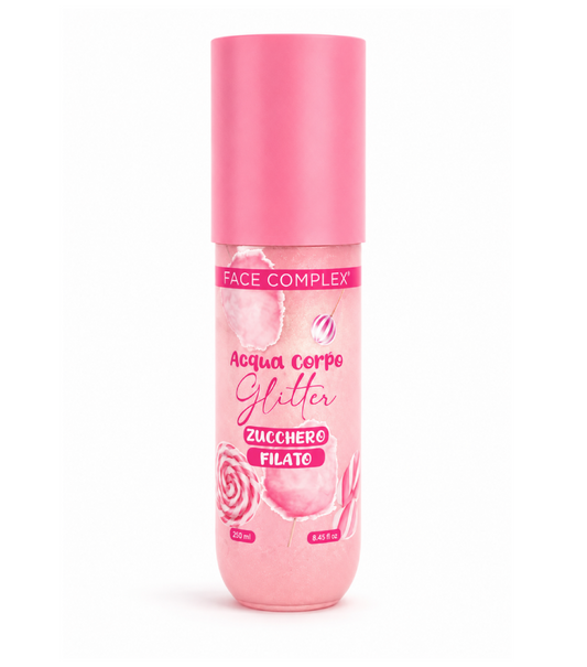 Acqua Corpo Glitter Zucchero Filato: Dolcezza Irresistibile e Splendore Stellare sulla Pelle