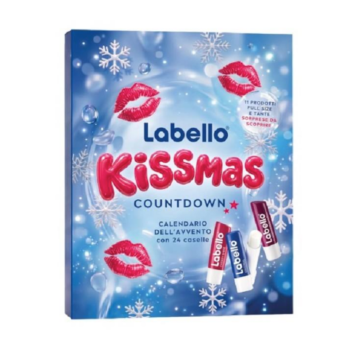 Labello Kissmas Countdown Calendario dell'Avvento 24 Caselle