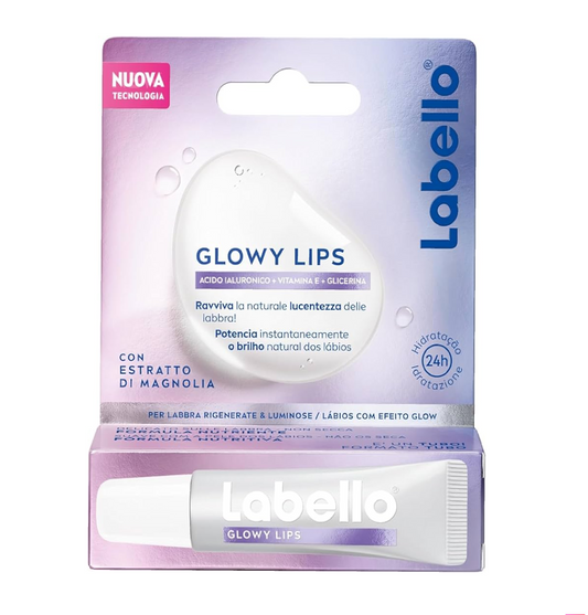 Labello Glowy Lips Magnolia SPF 30 10ml – Balsamo Labbra Illuminante con Protezione Solare