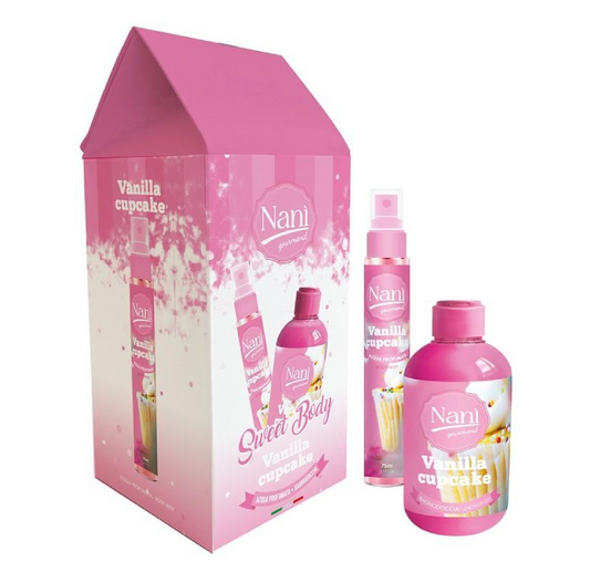 Cofanetto Nanì Gourmand Vanilla Cupcake | Acqua Profumata e Bagnodoccia