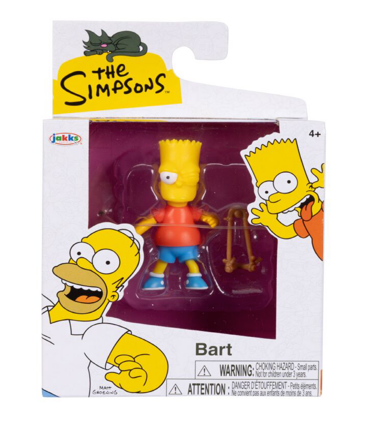 The Simpsons Bart Winking – Action Figure da Collezione Personaggio 6,5 cm