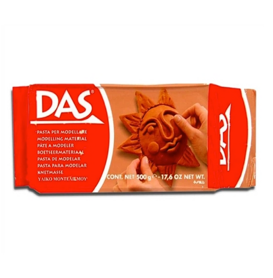 DAS Terracotta 500g - Pasta per Modellare che Asciuga all'Aria
