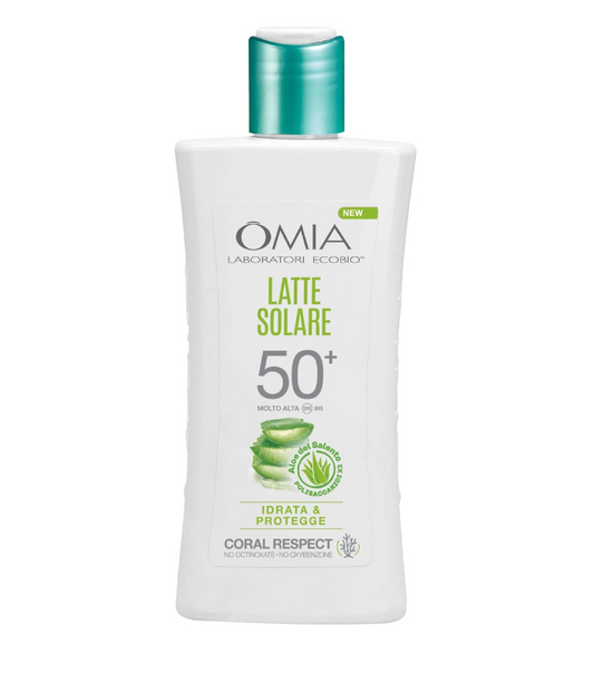 Latte Solare SPF 50+ Aloe Vera del Salento - Protezione Molto Alta e Lenitiva