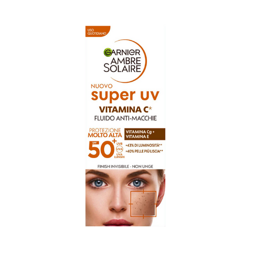 Crema Anti-Macchie Viso SPF50+