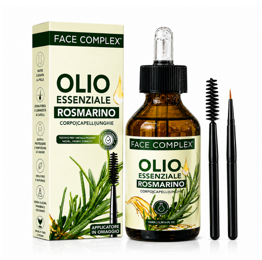 Face Complex Olio Essenziale Rosmarino 100ml | Corpo Capelli e Unghie
