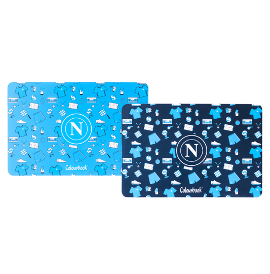 Tovaglietta Plastica SSC Napoli - Lavabile e Resistente Scuola 30x40