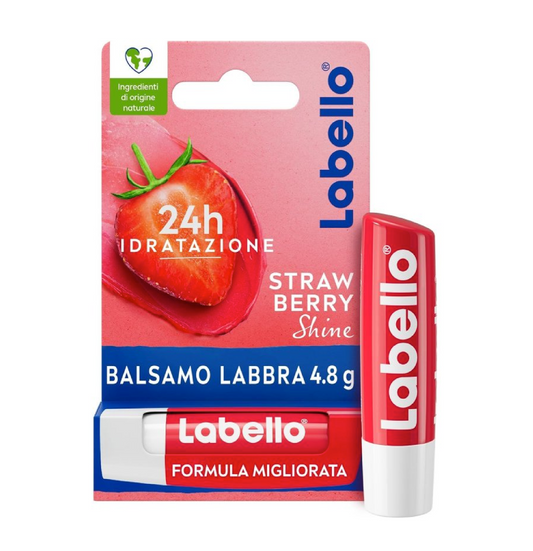 Labello Stick 24H Idratazione Strawberry – Balsamo Labbra Nutriente alla Fragola