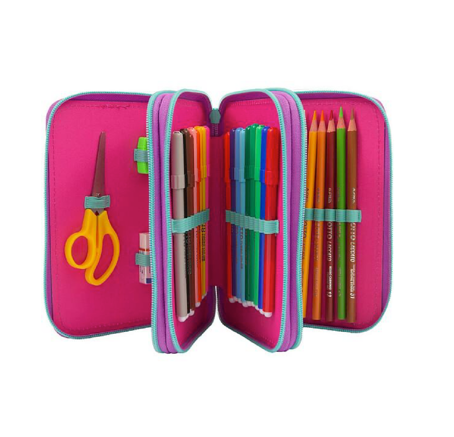 Astuccio 3 zip Unicorn Gopop