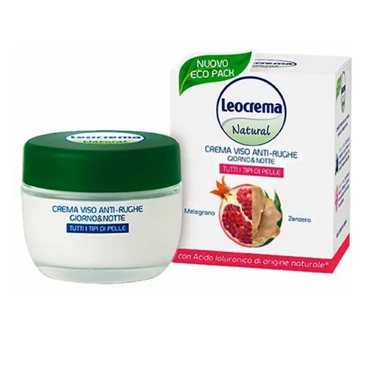 Crema Antirughe Giorno e Notte a Melograno e Zenzero